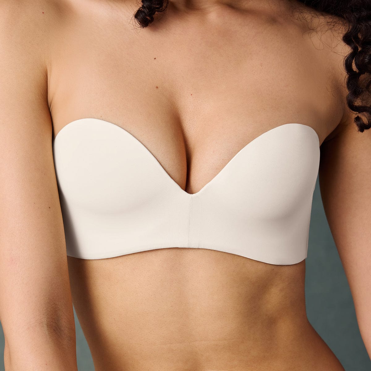 Boost Lift Up Strapless Bra Ecru